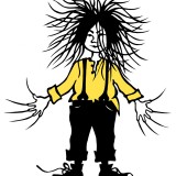 Postkarte "Der Scherenschnitt-Struwwelpeter"